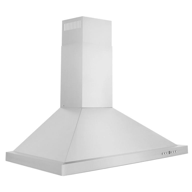 ZLINE 30" Convertible Wall Mount Range Hood in Stainless Steel with Charcoal Filters, KB-CF-30