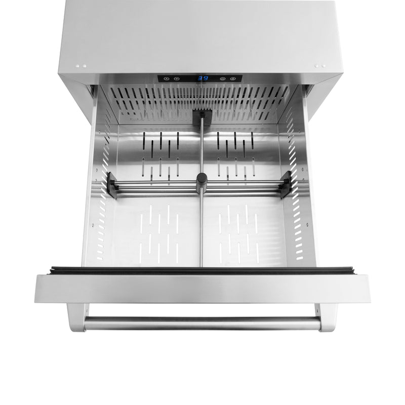 ZLINE 24" Touchstone 168 Can Outdoor-Rated Refrigerator Drawer with Stainless Steel Doors, RDSO-ST-24