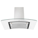 ZLINE 36 in. Convertible Vent Wall Mount Range Hood in Stainless Steel & Glass, KN-36