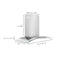 ZLINE 36 in. Convertible Vent Wall Mount Range Hood in Stainless Steel & Glass, KN4-36