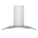 ZLINE 30 in. Convertible Vent Wall Mount Range Hood in Stainless Steel & Glass, KN4-30