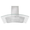 ZLINE 36 in. Convertible Vent Wall Mount Range Hood in Stainless Steel & Glass, KN4-36