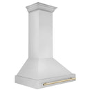 ZLINE 36 Inch Autograph Edition Stainless Steel Range Hood with Gold Handle, 8654STZ-36-G