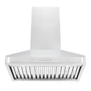 ZLINE 30 in. Alpine Series Professional Ducted Vent Wall Mount Range Hood in Stainless Steel, ALP100WL-30