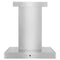 ZLINE 42 in. Convertible Vent Wall Mount Range Hood in Stainless Steel with Crown Molding, KECRN-42