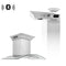 ZLINE 48" CrownSound Wall Mount Range Hood in Stainless Steel with Built-in Speakers, KL3iCRN-BT-48