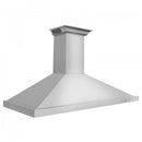 ZLINE 42 in. Stainless Steel Wall Range Hood with Built-in CrownSound® Bluetooth Speakers, KBCRN-BT-42