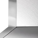 ZLINE 30 in. Designer Series Ducted Wall Mount Range Hood in DuraSnow® Stainless Steel with Mirror Accents, 655MR-30