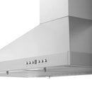 ZLINE 42" Convertible Wall Mount Range Hood in Stainless Steel with Charcoal Filters, KB-CF-42