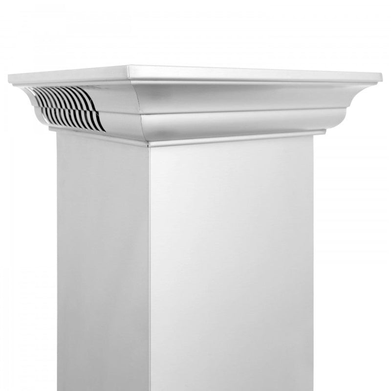 ZLINE 36 in. Stainless Steel Wall Range Hood with Built-in CrownSound® Bluetooth Speakers, KL2CRN-BT-36