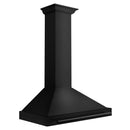 ZLINE 36" 400 CFM Convertible Wall Mount Range Hood in Black Stainless Steel, BSKB4X-36