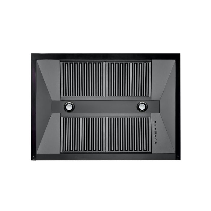 ZLINE 48 in. Black Stainless Steel Wall Mount Range Hood, BS655N-48