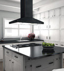 ZLINE 36 in. Designer Series Oil-Rubbed Bronze Island Range Hood, 8KL3iB-36