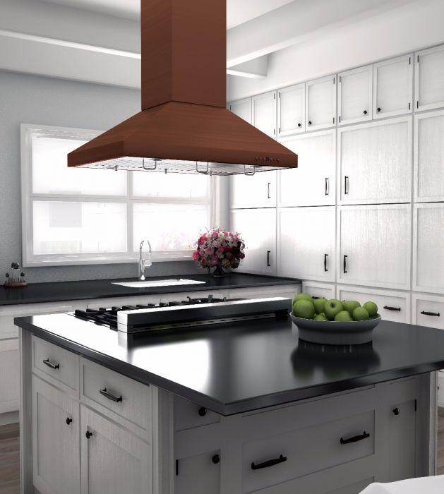 ZLINE 36 in. Copper Island Range Hood 8KL3iC-36