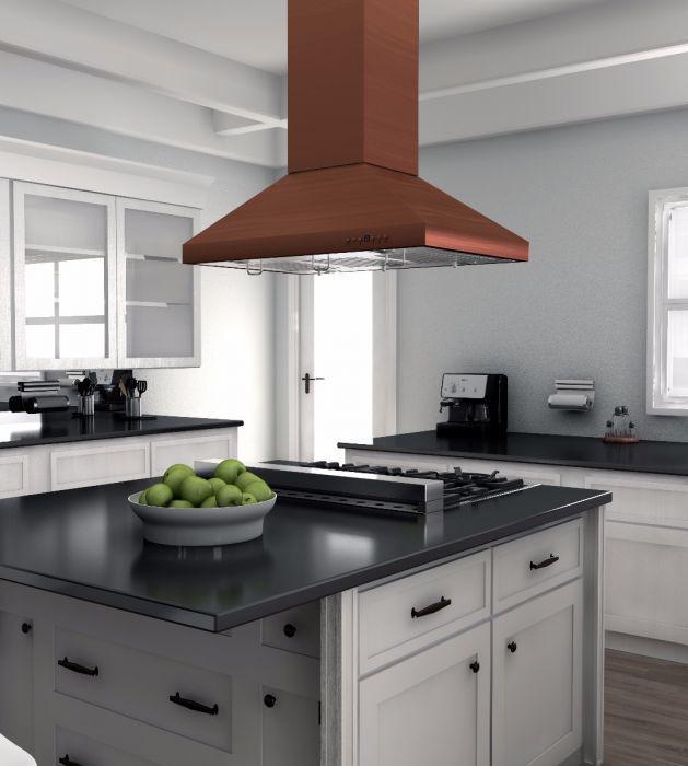 ZLINE 36 in. Copper Island Range Hood 8KL3iC-36