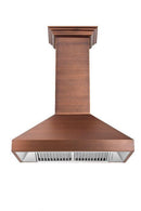 ZLINE 48 in. Copper Wall Range Hood with Crown Molding, 8667C-48