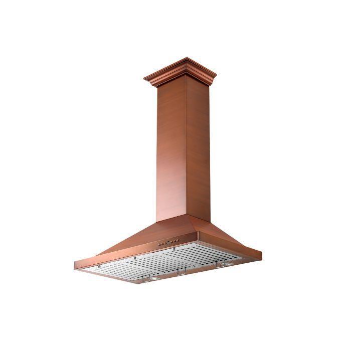 ZLINE 42 in. Copper Wall Range Hood, 8KBC-42