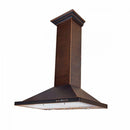 ZLINE 30 in. Hand-Hammered Copper Finish Wall Range Hood, 8KBH-30