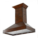 ZLINE 30 in. Designer Wooden Wall Mount Range Hood in Walnut, KBRR-30