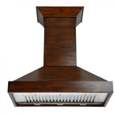 ZLINE 48 in. Designer Wooden Wall Mount Range Hood in Walnut, KBRR-48