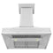 ZLINE 30 in. Designer Series Ducted Wall Mount Range Hood in DuraSnow® Stainless Steel with Mirror Accents, 655MR-30