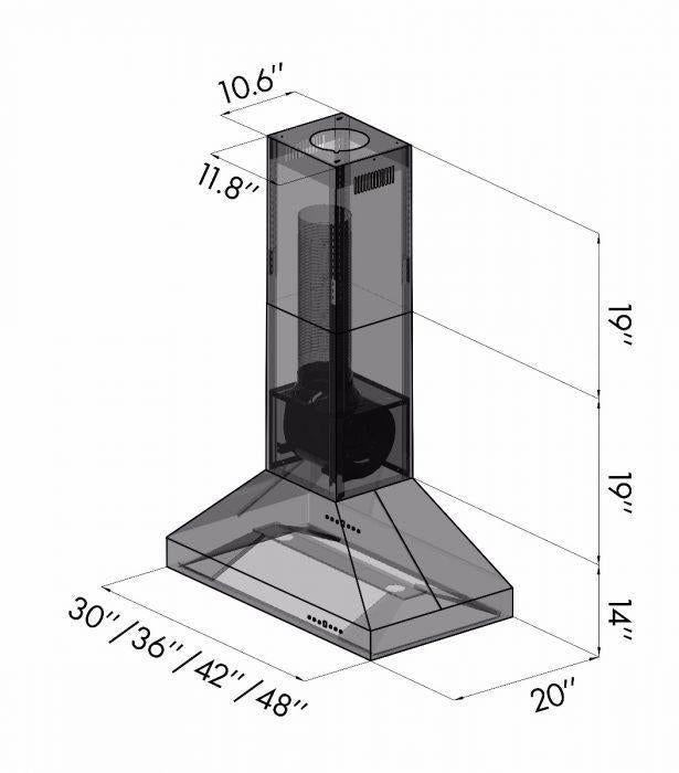 ZLINE 30 in. Island Range Hood (597i-30)