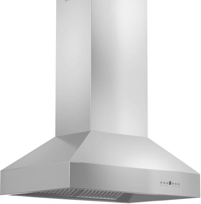 ZLINE 36 in. Remote Dual Blower Stainless Island Range Hood, 697i-RD-36