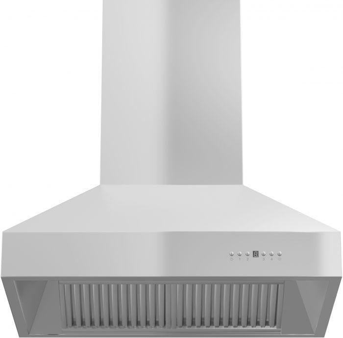 ZLINE 42 in. Ducted Island Mount Range Hood in Outdoor Approved Stainless Steel, 697i-304-42