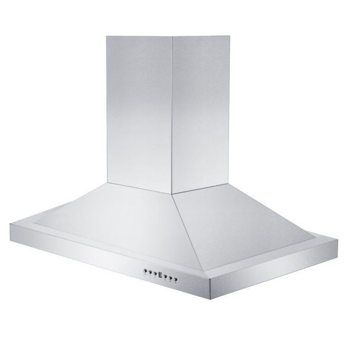 ZLINE 42 in. Remote Dual Blower Stainless Island Range Hood, GL2i-RD-42