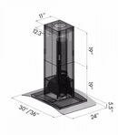 ZLINE 36 in. Stainless Steel Island Range Hood, GL5i-36