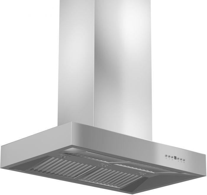 ZLINE 60 In. Ducted Professional Island Mount Range Hood in Stainless Steel, KECOMi-60