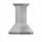 ZLINE 36 in. Professional Convertible Vent Wall Mount Range Hood in Stainless Steel with Crown Molding, 587CRN-36