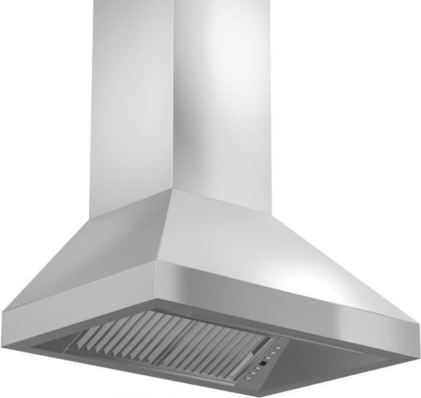 ZLINE 36 in. Remote Dual Blower Stainless Wall Range Hood, 597-RD-36