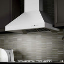 ZLINE 48 in. Professional Ducted Wall Mount Range Hood in Stainless Steel, 667-48