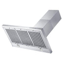 ZLINE 48 in. Convertible Vent Outdoor Approved Wall Mount Range Hood in Stainless Steel, KB-304-48