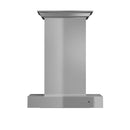 ZLINE 30 In. Convertible Professional Wall Mount Range Hood in Stainless Steel with Crown Molding, KECOMCRN-30