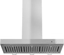 ZLINE 48 in. Convertible Vent Wall Mount Range Hood in Stainless Steel with Crown Molding, KECRN-48