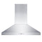 ZLINE 48 in. Convertible Vent Wall Mount Range Hood in Stainless Steel, KL3-48