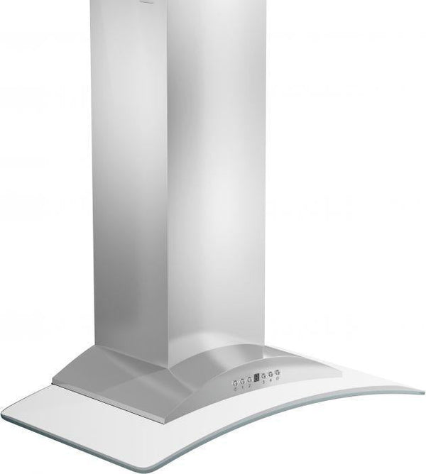 ZLINE 30 in. Convertible Vent Wall Mount Range Hood in Stainless Steel & Glass, KN-30