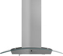 ZLINE 36 in. Stainless Steel Indoor Wall Range Hood with Crown Molding, KZCRN-36