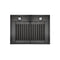 ZLINE 36 in. Convertible Vent Wall Mount Range Hood in Black Stainless Steel, BSKBN-36