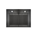 ZLINE 48" Convertible Wall Mount Range Hood in Black Stainless with Charcoal Filters, BSKBN-CF-48