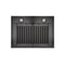 ZLINE 48" Convertible Wall Mount Range Hood in Black Stainless with Charcoal Filters, BSKBN-CF-48