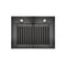 ZLINE 30" Convertible Wall Mount Range Hood in Black Stainless with Charcoal Filters, BSKBN-CF-30