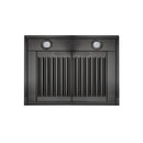 ZLINE 36" Convertible Wall Mount Range Hood in Black Stainless with Charcoal Filters, BSKBN-CF-36