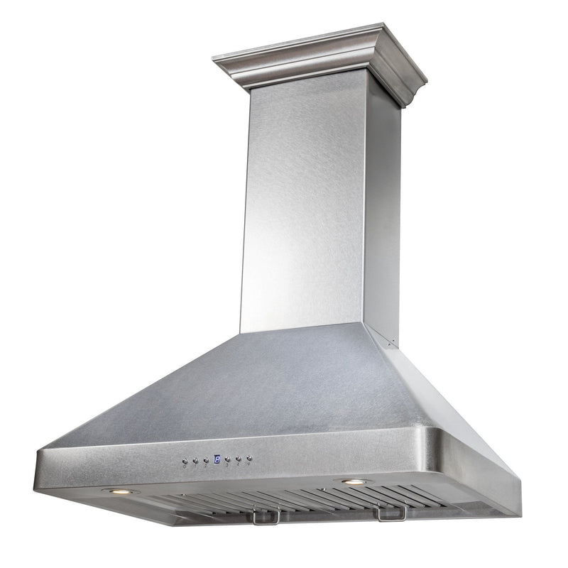 ZLINE 48 in. Wall Range Hood, DuraSnow® Finished, Stainless Steel, 8KF2S-48