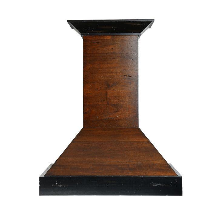 ZLINE 30 in. Designer Wooden Wall Mount Range Hood in Antigua and Walnut, KBAR-30