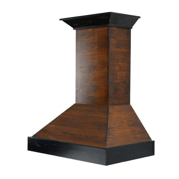 ZLINE 48 in. Designer Wooden Wall Mount Range Hood in Antigua and Walnut, KBAR-48