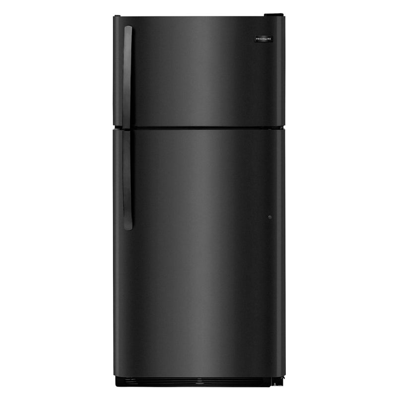 Frigidaire - 18.1 Cu. Ft. Top Freezer Refrigerator - Black - Appliances Club