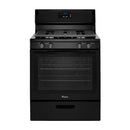 Whirlpool - 5.1 Cu. Ft. Freestanding Gas Range - Black - Appliances Club